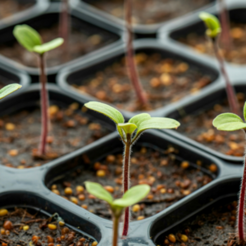 Beginner Gardener seed starting