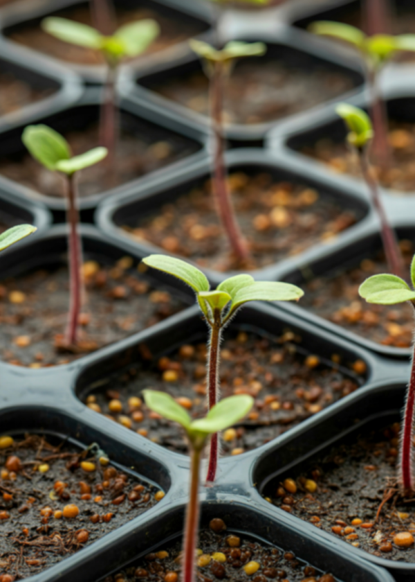 Beginner Gardener seed starting